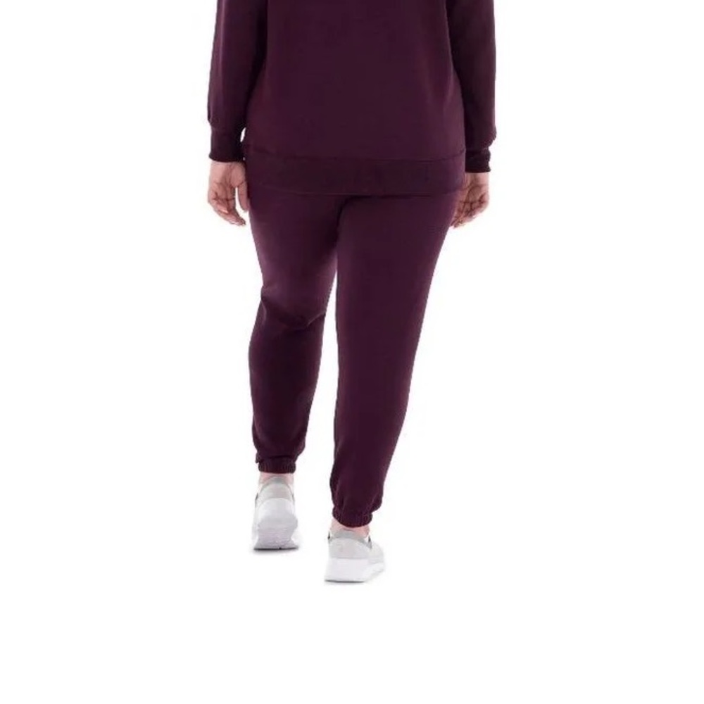 Terra Sky Plum Purple Jogger Set, 3x (24w-26w) - Picture 2 of 7